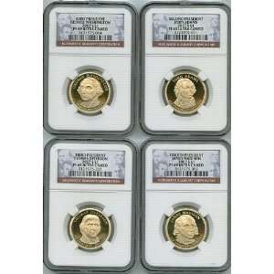 2007 Proof Presidential Dollar 4 Pc. Coin Set, NGC Certified PF69 UC