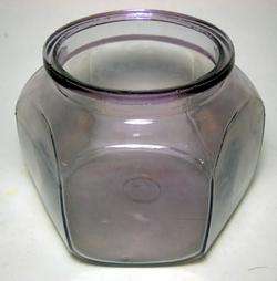 VERY OLD PURPLE GLASS GENERAL STORE JAR FOR DISPLAY  