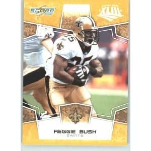   Reggie Bush   New Orleans Saints   NFL Trading Card in a Prorective