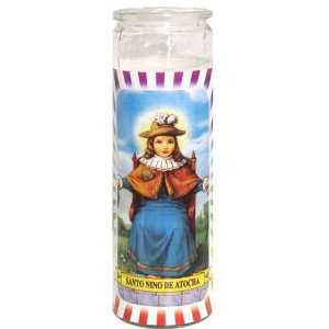  Religious Candle Nino Atocha White Case Pack 12   715532 