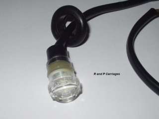 Grommet Amber Clear Lens Bullet LED light 55AC  