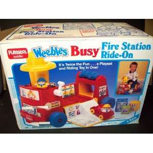  Weebles Busy Fire Station Ride On Toys & Games