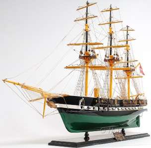 Fregatten Jylland Wood Steam Tall Ship Boat Model 39  