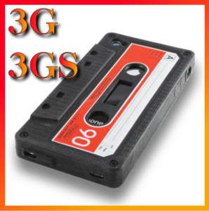 Retro Cassette Tape Silicone Case Cover iPhone 3G/3GS  