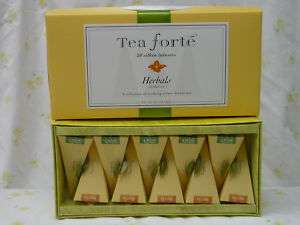 Tea Forte Herbals Ribbon Box   20 Infusers  