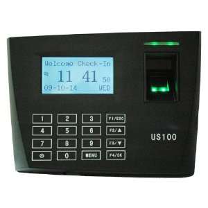   US100 Fingerprint Scanning Employee Time Clock