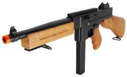   M1A1 RIS Spring Powered Airsoft Rifle Tommy Gun 806481437003  