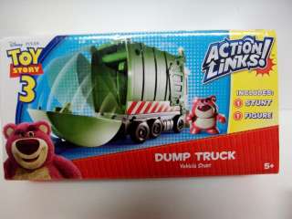 TOY STORY 3 ACTION LINKS DUMP TRUCK VEHICLE STUNT 5+ STUNT AND FIGURE 