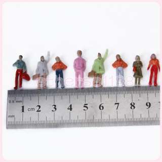 New 100p Painted Model Train People Figures Scale HO OO  