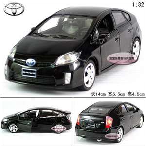New 132 Toyota Prius Alloy Diecast Model Car With Sound&Light Black 
