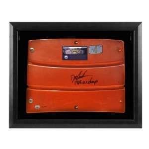  Dwight Gooden New York Mets Framed Autographed Shea Stadium Seat 
