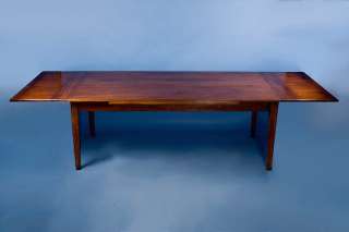 English Antique Style Solid Oak Draw Leaf Dining Table  