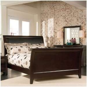   Wildon Home Applewood Sleigh Bedroom Set in Cappuccino