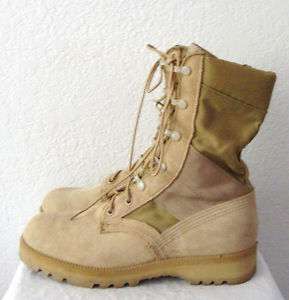 Tan Suede Desert MILITARY Combat Boots.7W  
