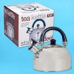  New   Tea Kettle 2.5L Whistling S.S Cookware Case Pack 12 