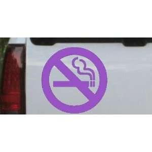  Purple 3in X 3in    No Smoking Car Window Wall Laptop 