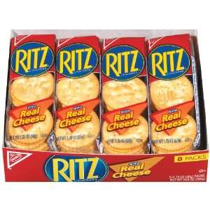 Ritz Crackers with Real Cheese, Snack Pack, 10.8 oz (Pack 6)  