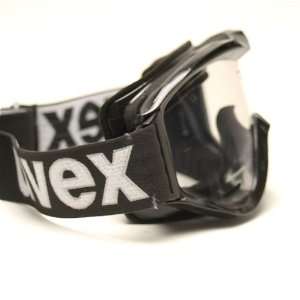  Uvex FP501 Ski Snowboard Goggles Black Metallic Clear 