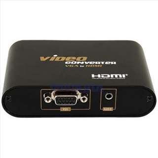 VGA+Audio to HDTV 1080p HDMI Converter Adapter Box for PC Laptop DVD 