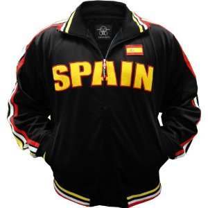   Cup Track Jackets    Spain Soccer Jacket (Black)