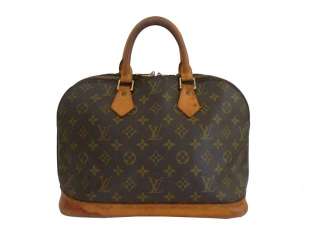CUT LOUIS VUITTON Monogram ALMA Handbag LV Bag Purse Authentic 