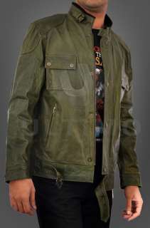 Wesley Gibson Wanted McAvoy Green Leather Indy Jacket  