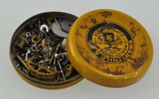 Antique Lot Pocket Watch Gears Wheels Crown Steampunk Altered Art 