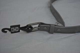 New Krew Cloat Belt 33 34 35 36 Medium Gray Faux Studded Belts KR3W 