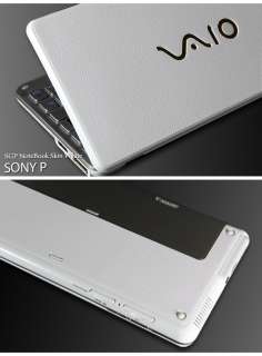 SGP Laptop Skin White Leather Pattern for Sony VAIO P  
