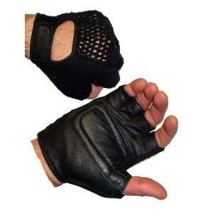  Fitness Weight Training Gloves Leather/Mesh   Size X LARGE 