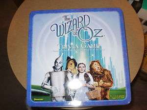 WIZARD OF OZ TRIVIA GAME IN COLLECTORS TIN FROM PRESSMAN GAMES NEVER 