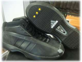 Adidas Kobe Crazy 1 Mid Black Basketball Sneakers 7.5  