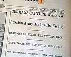 1915 FRENCH BATTLESHIP BOUVET World War I SINKING by Mines Old WWI 
