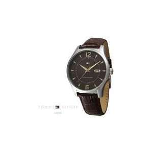  Tommy Hilfiger   Black Leather Mens Watch Electronics