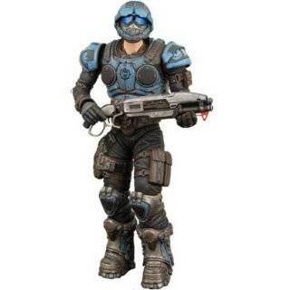   Gears of War Series 3 Action Figure COG Soldier Sniper Rifle Lancer