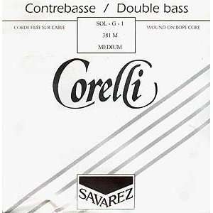 com Corelli Nickel Orchestra 3/4 Upright String Double Bass G String 