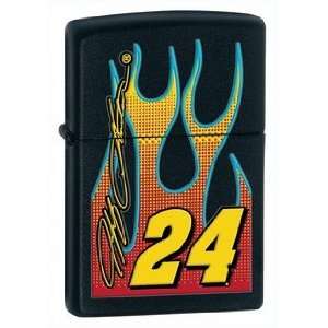  Jeff Gordon Flames Zippo Lighter, Black Matte Health 