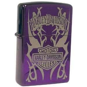    Harley Davidson Tribal Zippo Lighter, Abyss