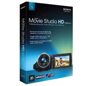    Sony Creative Software Vegas Movie Studio HD Platinum 11 Software
