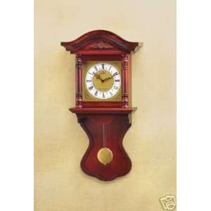 Rich Wood Stately Wall Clock 