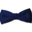 Navy Blue Pre Tied Bow Tie by Clermont Direct